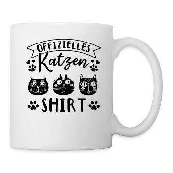 Katzen Lustige Katze I Offizielles Katzen - Tasse - Weiß - Rechts