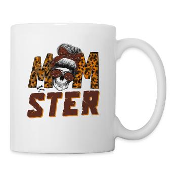 Momster Halloween Shirt for Mom Funny Saying - Mug - white - Right