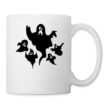Ghost Halloween Funny Halloween Ghosts - Mug - white - Right
