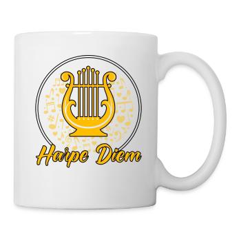 Harpiste Harpiste Joueur De Harpe Professeur Orchestre - Mug blanc - blanc - Droite