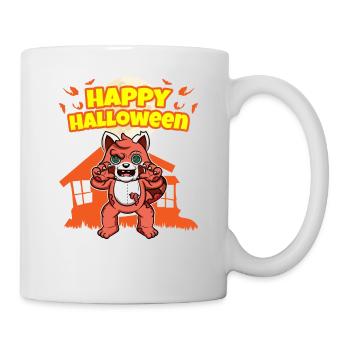 Happy Halloween Scary Funny Hallow's Eve Costume - Mug - white - Right