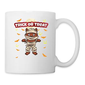 Trick Or Treat Scary Creepy Halloween Monster - Mug - white - Right
