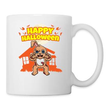 Happy Halloween Scary Funny Hallow's Eve Costume - Mug - white - Right