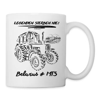 Belarus # MTS / DDR Landmaschinen - Tasse - Weiß - Rechts