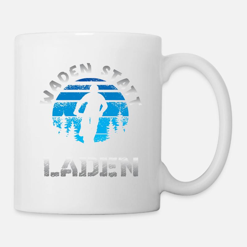 Waden statt Laden - Tasse - Weiß