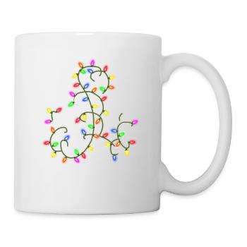 Christmas Lights Boating Sailing Cruise - Mug - white - Right