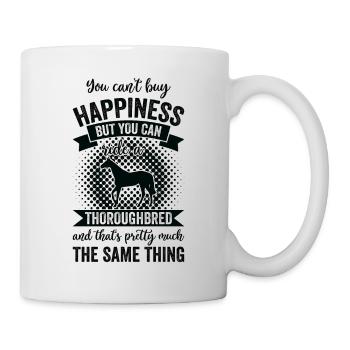 Riding - Thoroughbred Horse - Mug - white - Right