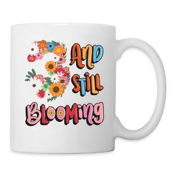 3 Et encore des filles fleuries 3. - Mug blanc - blanc - Droite