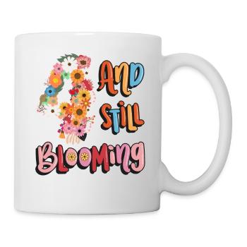 4 Et encore des filles fleuries 4. - Mug blanc - blanc - Droite
