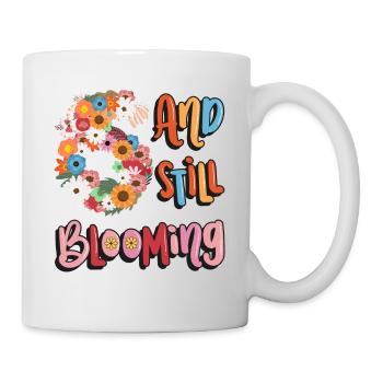 6 Et encore des filles fleuries 6. - Mug blanc - blanc - Droite