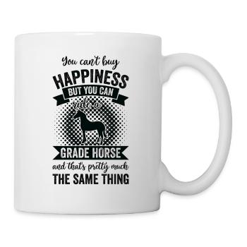 Équitation - Grade Horse - Mug blanc - blanc - Droite