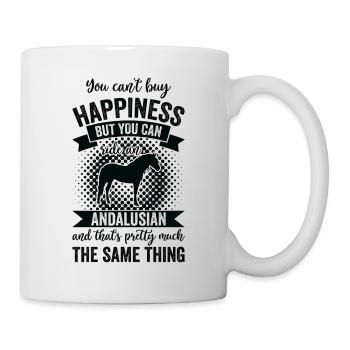 Horseback riding - Andalusian horse - Mug - white - Right