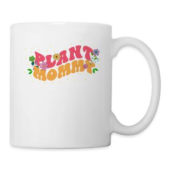 Maman Plantes de fleurs assorties, Floraison - Mug blanc - blanc - Droite