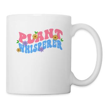 Plant Whisperer Bloom Jardiniers sur le thème floral - Mug blanc - blanc - Droite