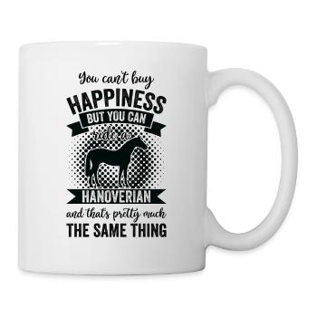 Équitation - Cheval hanovrien - Mug blanc - blanc - Droite
