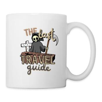 The last travel guide - der letzte Reiseführer - Tasse - Weiß - Rechts
