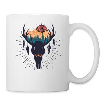 Wandern Campen Camping Outdoor Wandertour Wanderer - Tasse - Weiß - Rechts