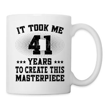 It took me 41 years - Geburtstag Happy Birthday - Mug - white - Right