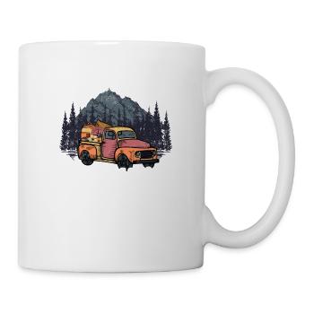 Wandern Campen Camping Outdoor Wandertour Wanderer - Tasse - Weiß - Rechts
