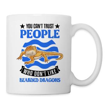 Bearded Dragon Pogona Gift - Mug - white - Right