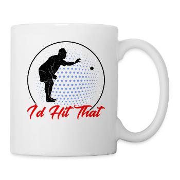 Boules game I would meet the gift - Mug - white - Right