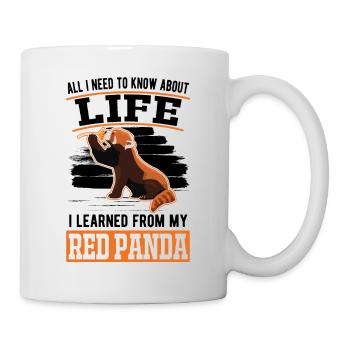 Red Panda Gift Cat Bear Red Panda - Mug - white - Right