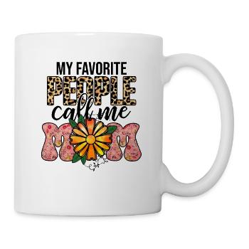 Stolze Mama Mutter Mami Lebensaufgabe Kinder Kind - Tasse - Weiß - Rechts