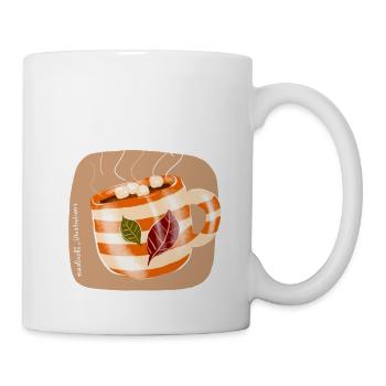 d’automneau chocolat - Mug blanc - blanc - Droite