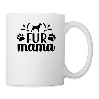 Fell-Mama - Tasse - Weiß - Rechts