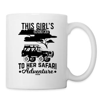Safari Camping Wilderness Afrique Femme - Mug blanc - blanc - Droite