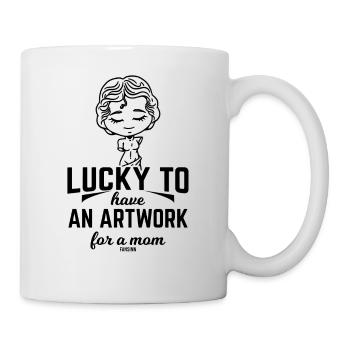 Mutter und Tochter Geschenk - Tasse - Weiß - Rechts