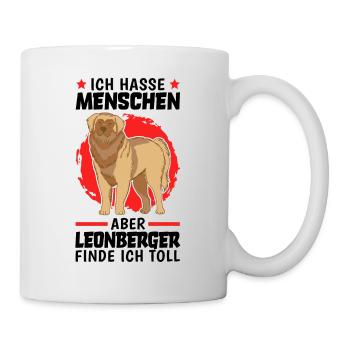 Leonberger finde ich toll deutscher Wachhund - Tasse - Weiß - Rechts