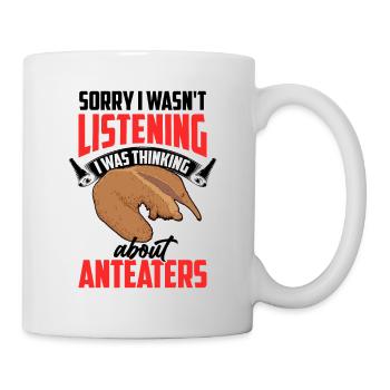An Ameisenbär gedacht Zwergameisenbär - Tasse - Weiß - Rechts