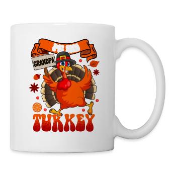I'm The Grandpa Turkey Family Matching Funny - Mug - white - Right