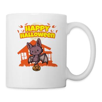 Happy Halloween Scary Funny Hallow's Eve Costume - Mug - white - Right