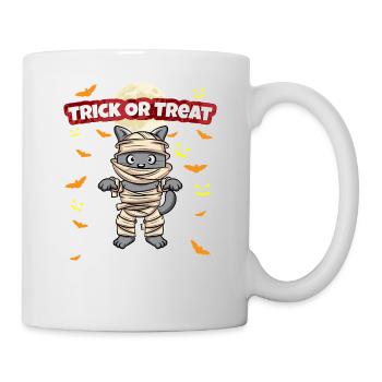 Trick Or Treat Scary Creepy Halloween Monster - Mug - white - Right