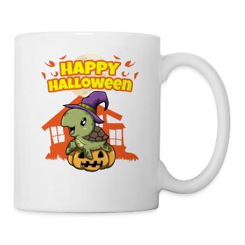 Happy Halloween Scary Funny Hallow's Eve Costume - Mug - white - Right
