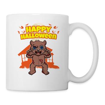 Happy Halloween Scary Funny Hallow's Eve Costume - Mug - white - Right