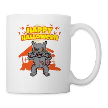 Happy Halloween Scary Funny Hallow's Eve Costume - Mug - white - Right
