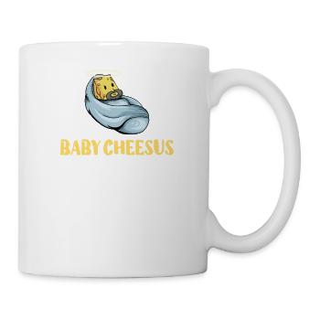 Jesus Christ Cheese Church Christianity Religion - Mug - white - Right