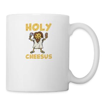 Jesus Christ Cheese Church Christianity Religion - Mug - white - Right