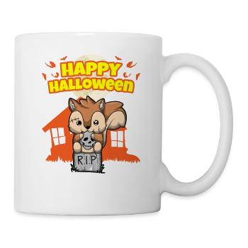 Happy Halloween Scary Funny Hallow's Eve Costume - Mug - white - Right