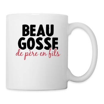 Beau Gosse De Père En Fils - Mug blanc - blanc - Droite