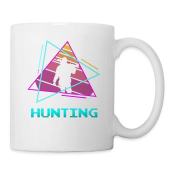 Classic Vintage Retro Hunting Hunter - Tasse - Weiß - Rechts