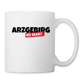 Arzgebirg mei Haamit - Tasse - Weiß - Rechts