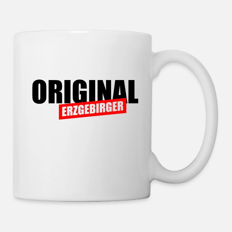 Original Erzgebirger - Tasse - Weiß
