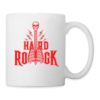 Musik Hardrock Heavy Metal Rock Konzert Festival - Tasse - Weiß - Rechts