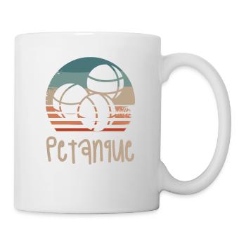 Retro Vintage Classic Petanque Player - Mug - white - Right