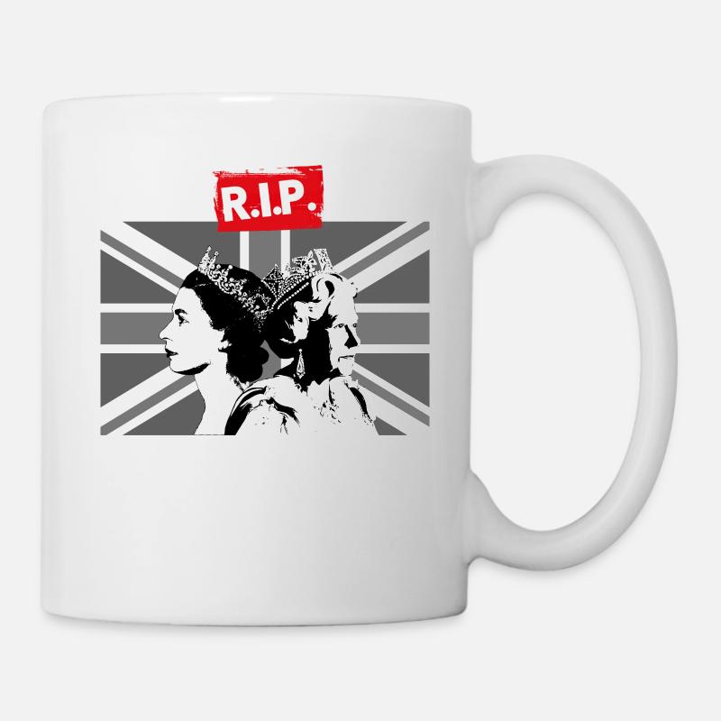 Königin Elizabeth II. - RIP - Das Ende einer Ära - Tasse - Weiß