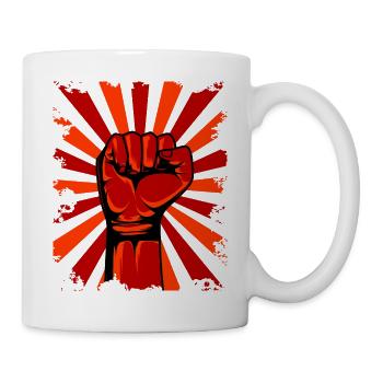 Faust Routes Solidarité Force Résistance - Mug blanc - blanc - Droite